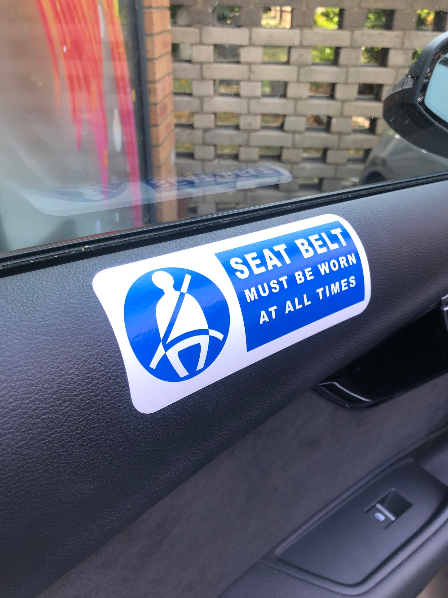 Cab / Taxi / Uber Safety Stickers
