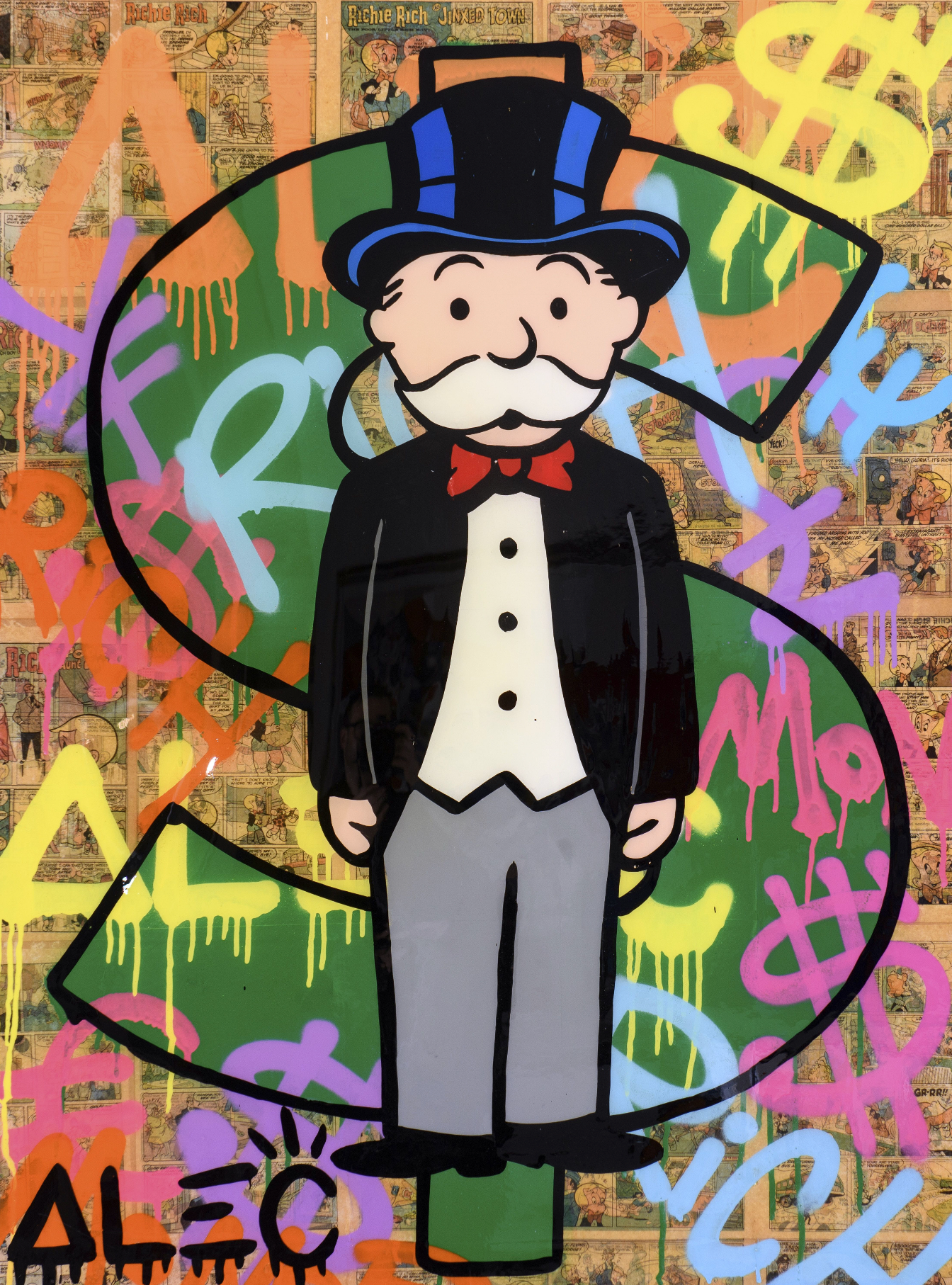 Alec Monopoly Man π© Canvas Print