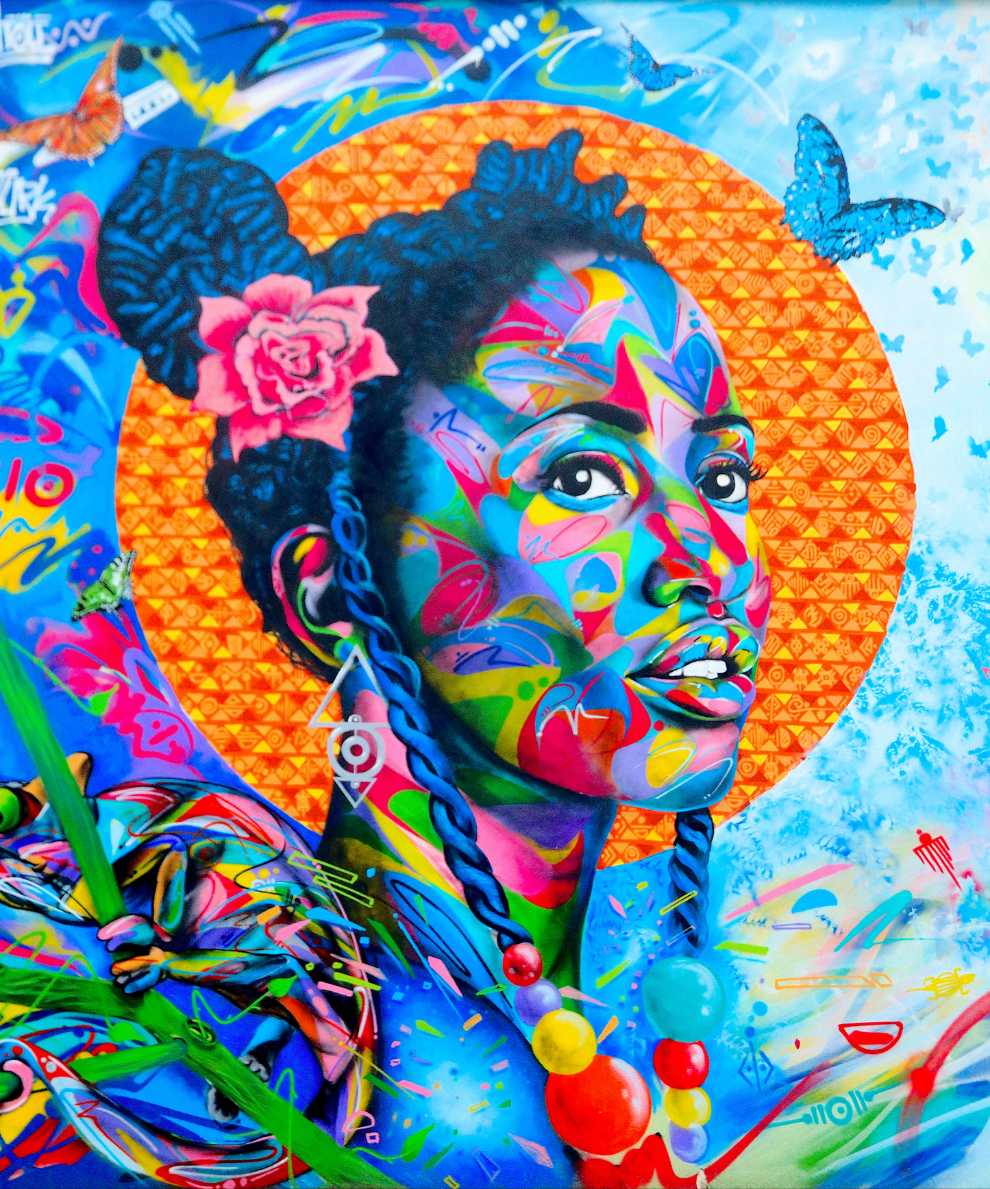 Portrait Street Art Poster