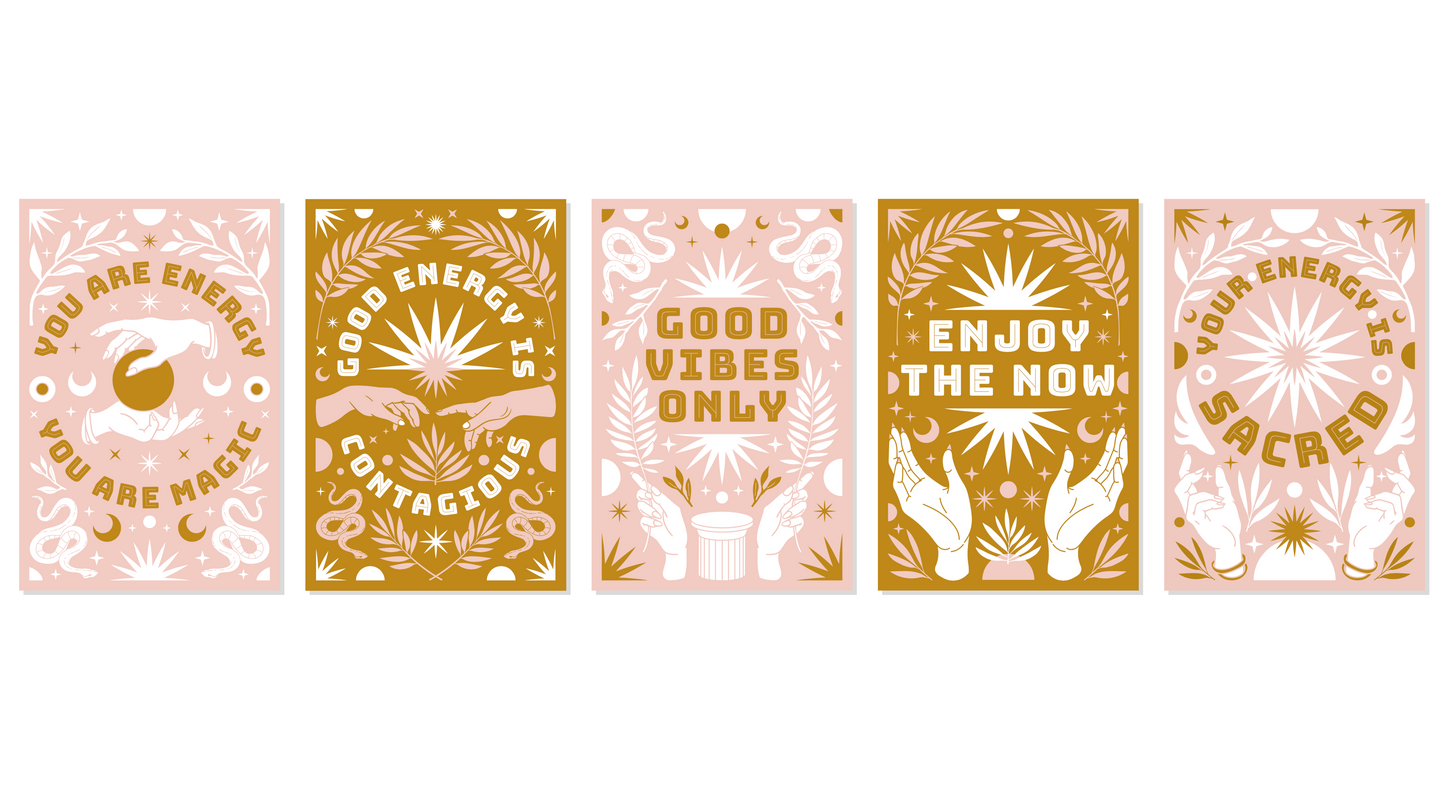 Good Energy is Contagious Print