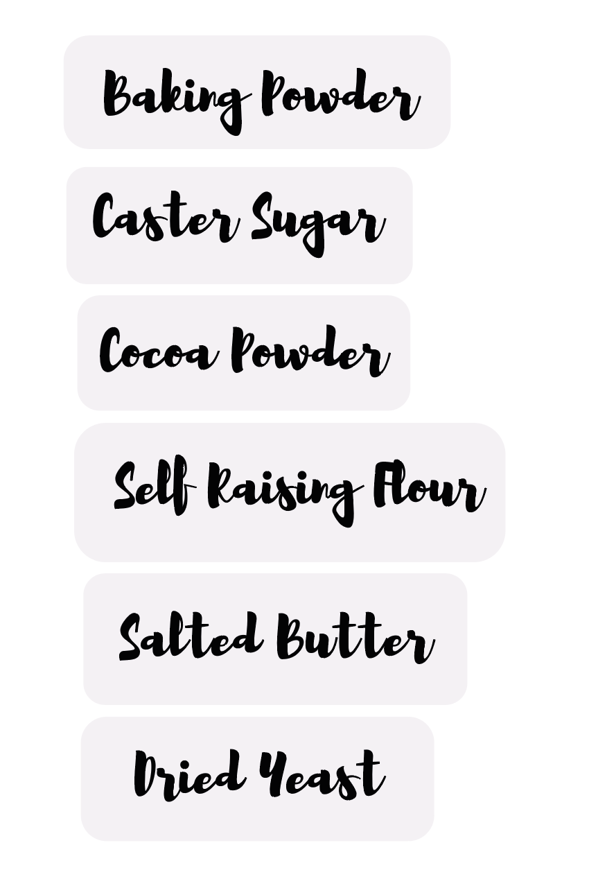 Kitchen Storage Stickers | Clear