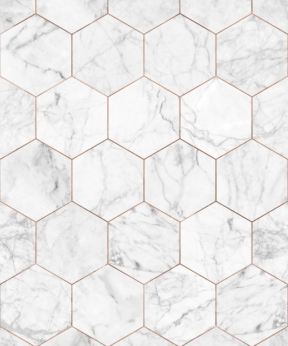 White Marble & Gold Skin