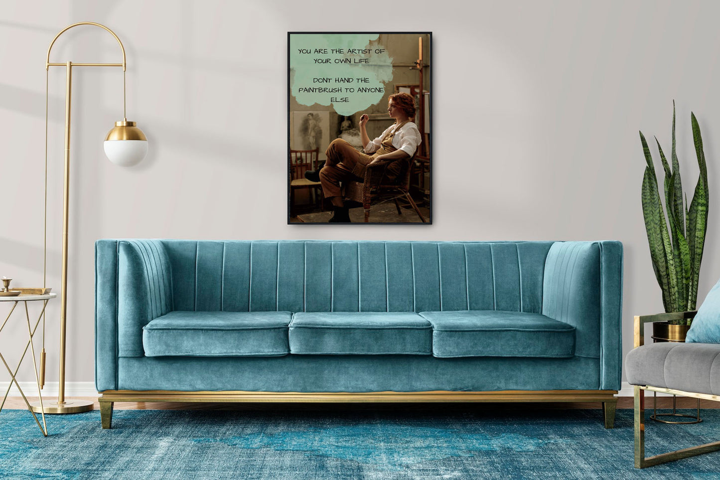 YOU ARE THE ARTIST Canvas print