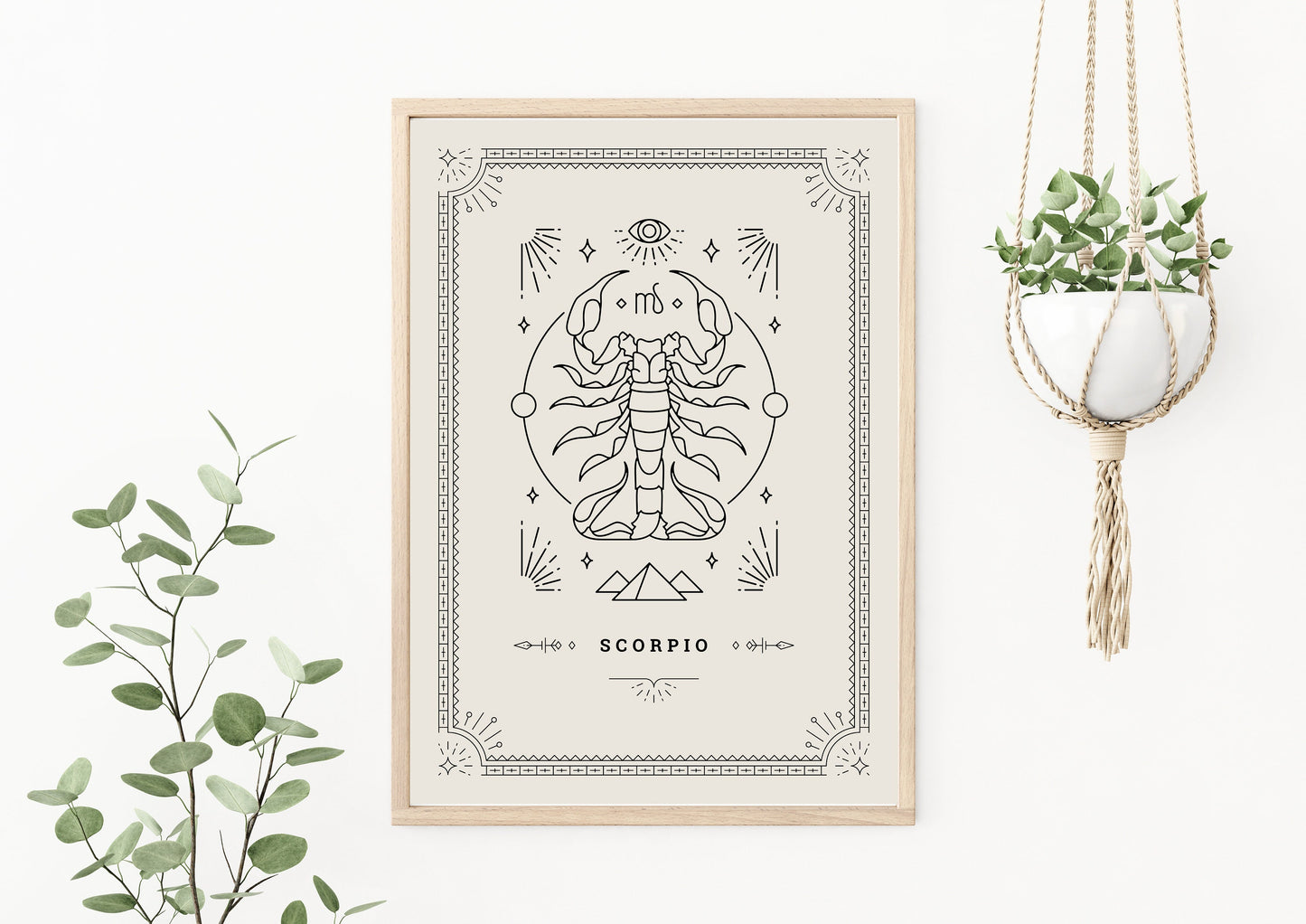 Scorpio Tarot Card Poster