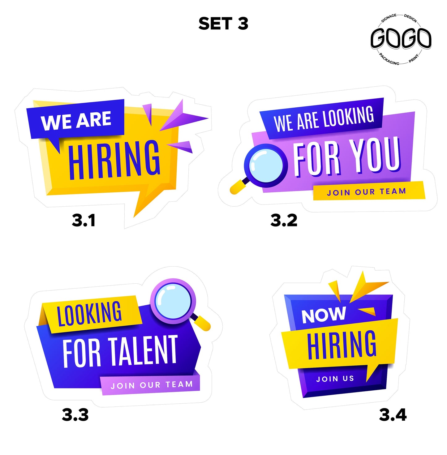 Hiring | Retail Window Vinyl Decals