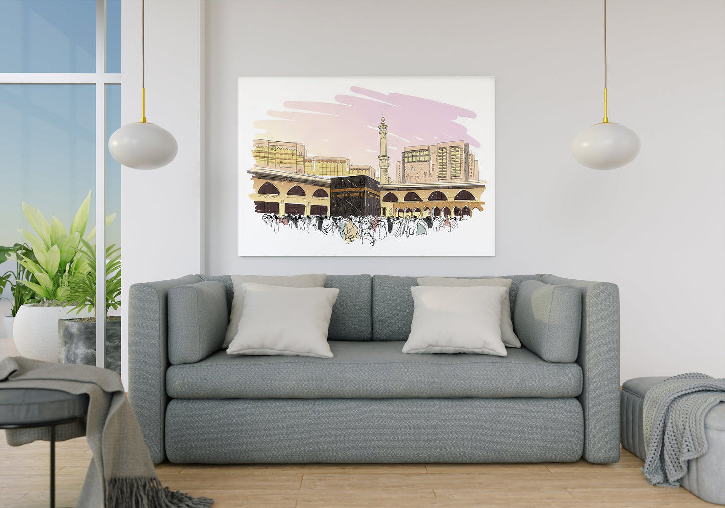 Mecca⎜Minimalist Wall Art