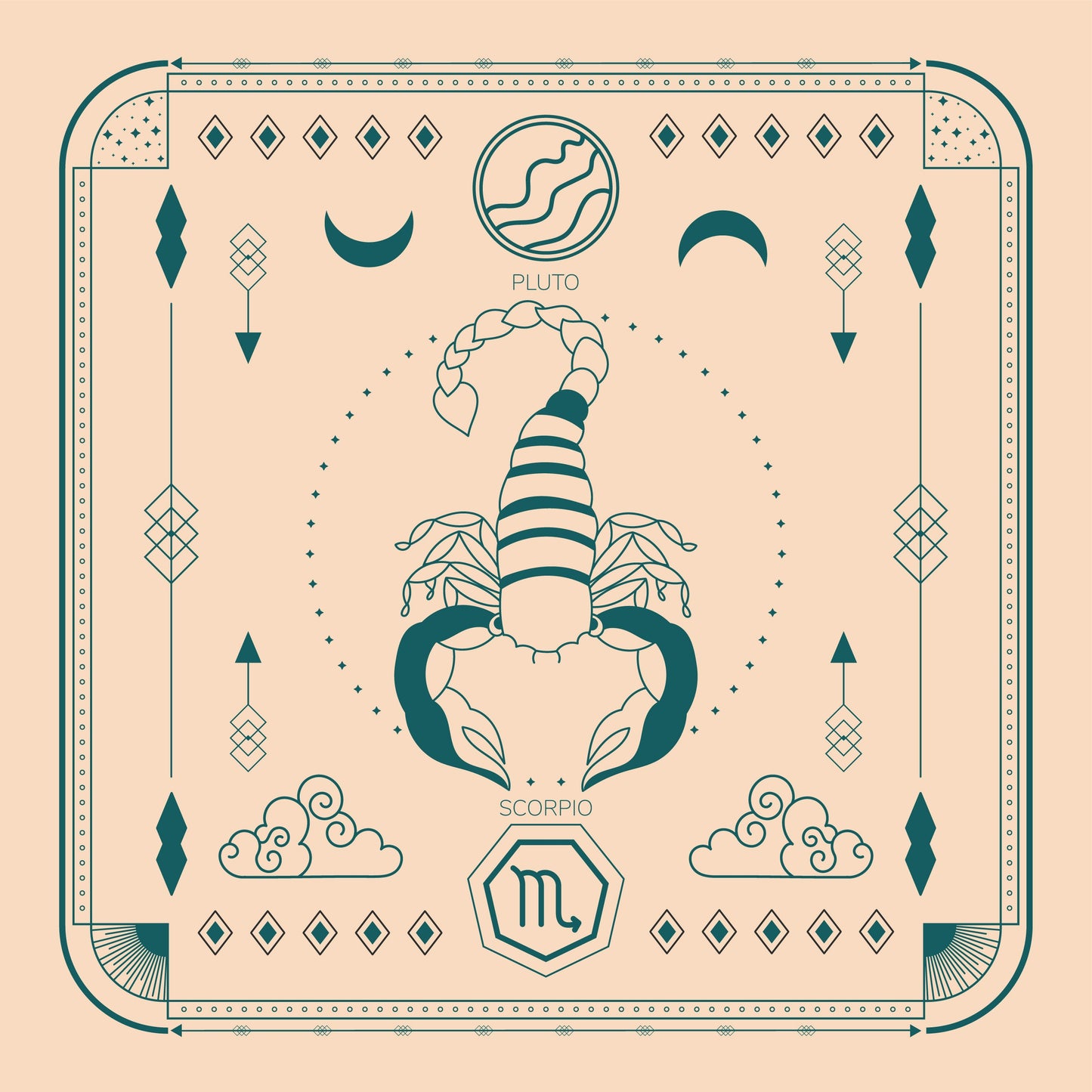 Scorpio Tarot Candle (Pack of Two)