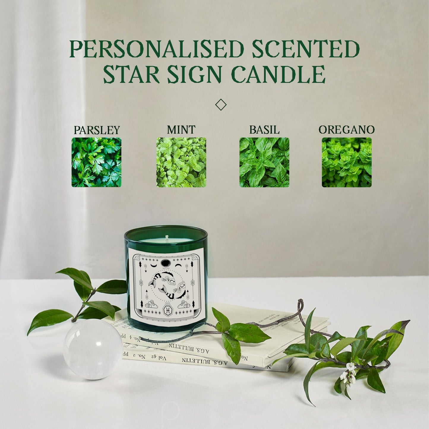 Aquarius Tarot Candle (Pack of Two)