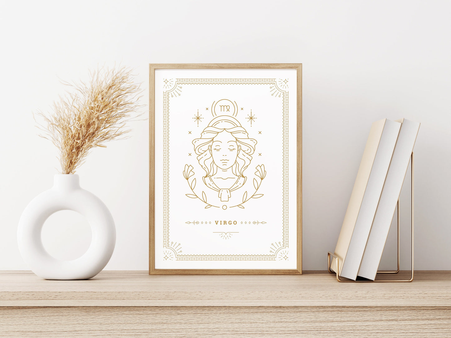 Virgo Tarot Card Poster ⎜ Your Star Sign personalised gift