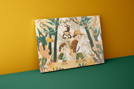 Adventures in the Jungle | Kids Canvas