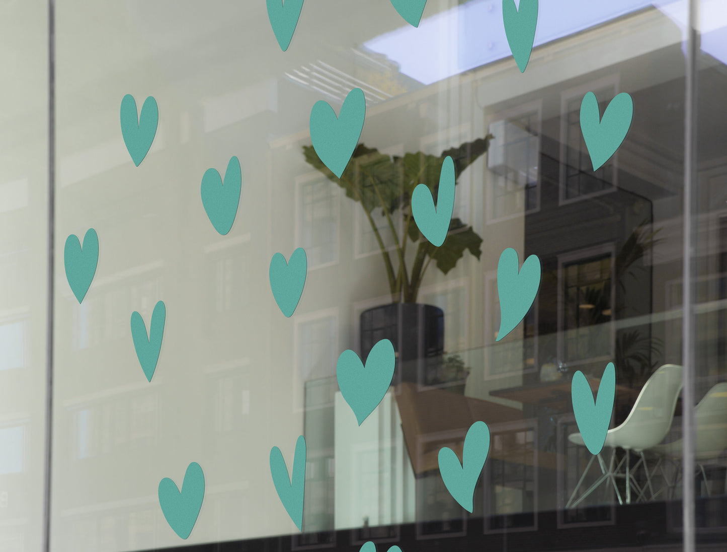 Hearts Pack (20 or 40) | Valentine's Day Retail Window Vinyl