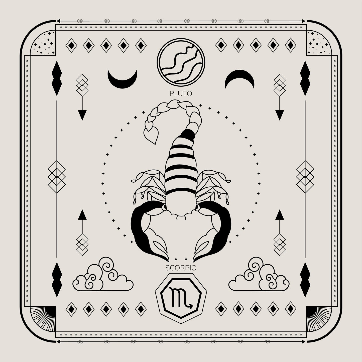 Scorpio Tarot Candle (Pack of Two)