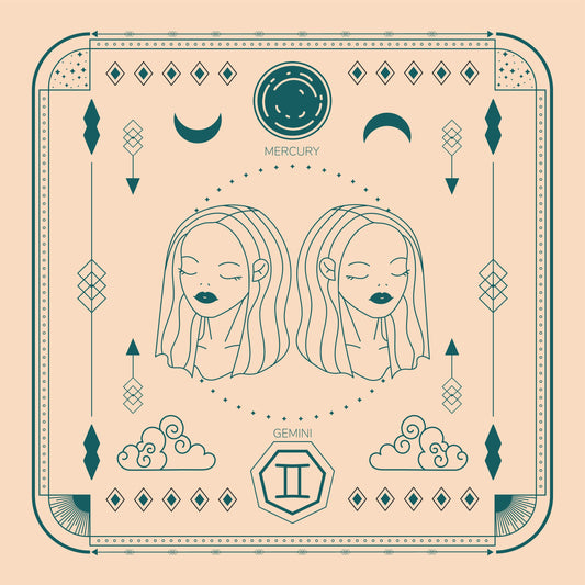Gemini Tarot Candle (Pack of Two)