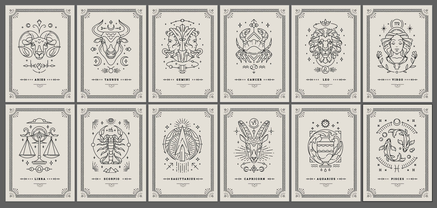 Star Sign Canvas Print