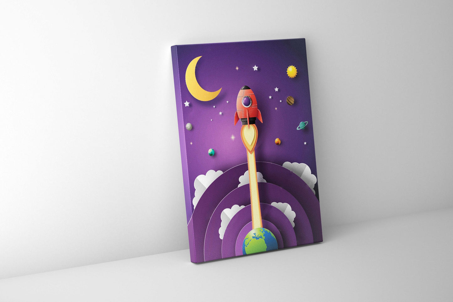 Canvas Print 3D Optical Illusion