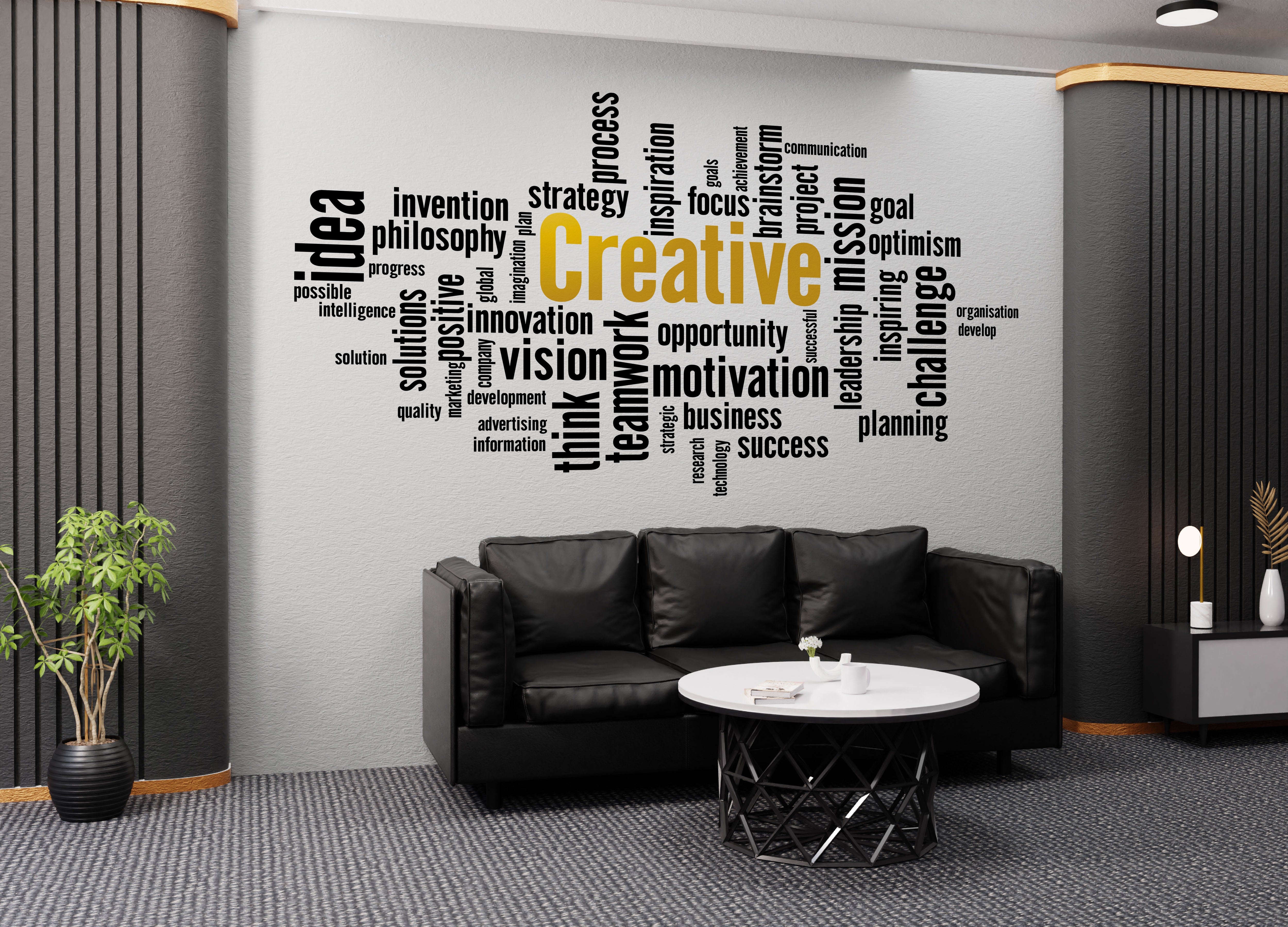 Creative | Words Cloud Wall Decal – gogoprintuk