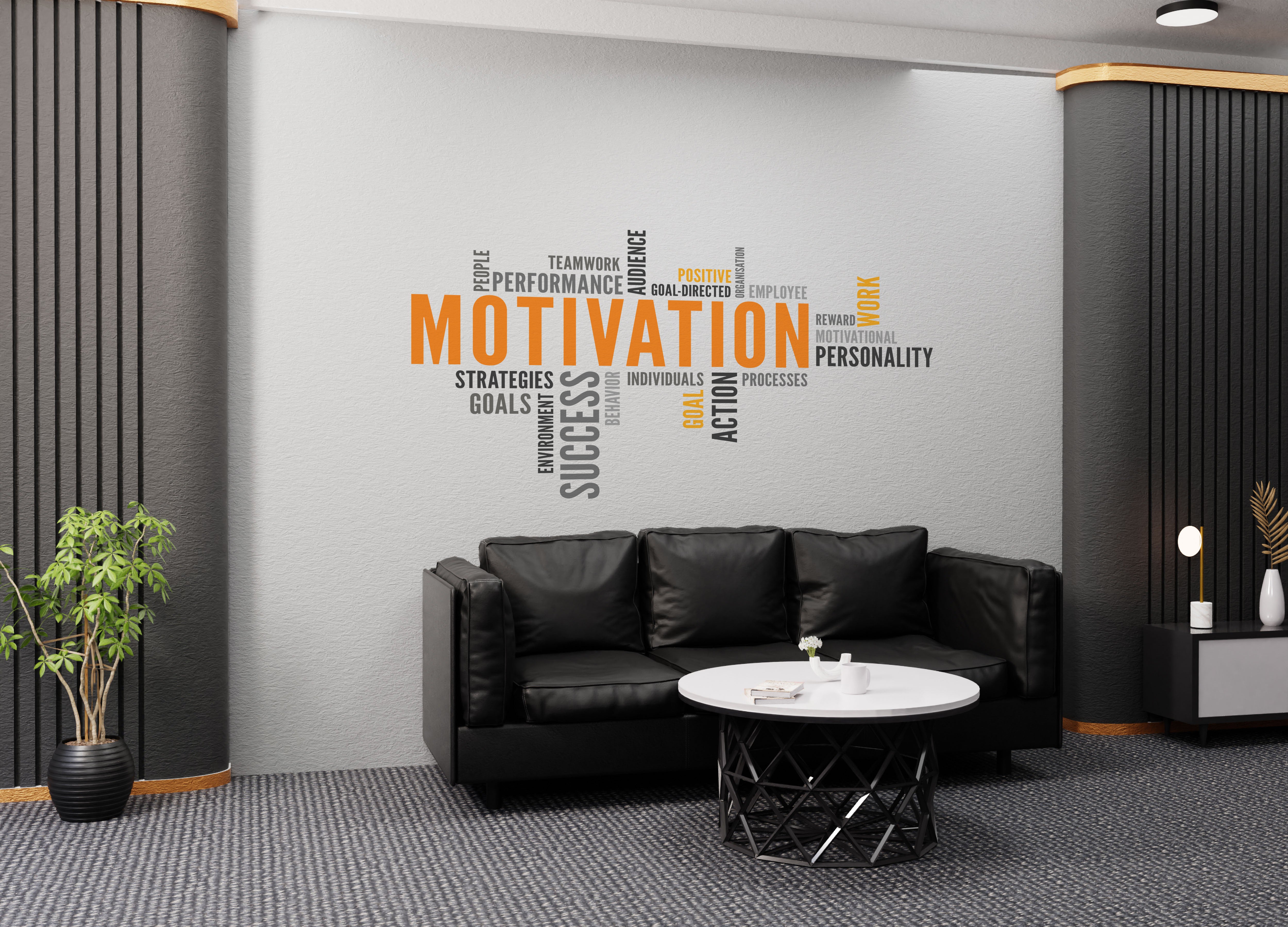 Motivation | Words Cloud Wall Decal – gogoprintuk