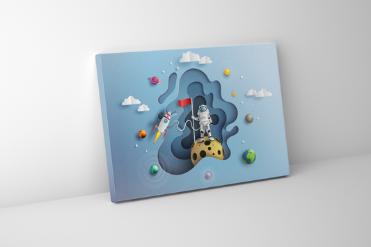 Canvas Print 3D Optical Illusion