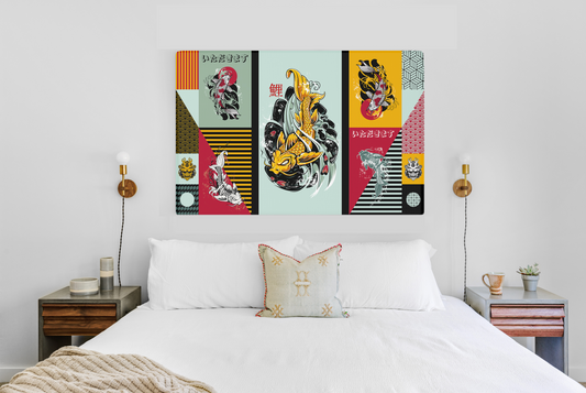 Japanese Koi Fish Canvas