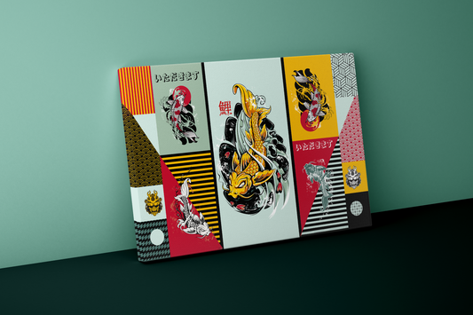 Japanese Koi Fish Canvas