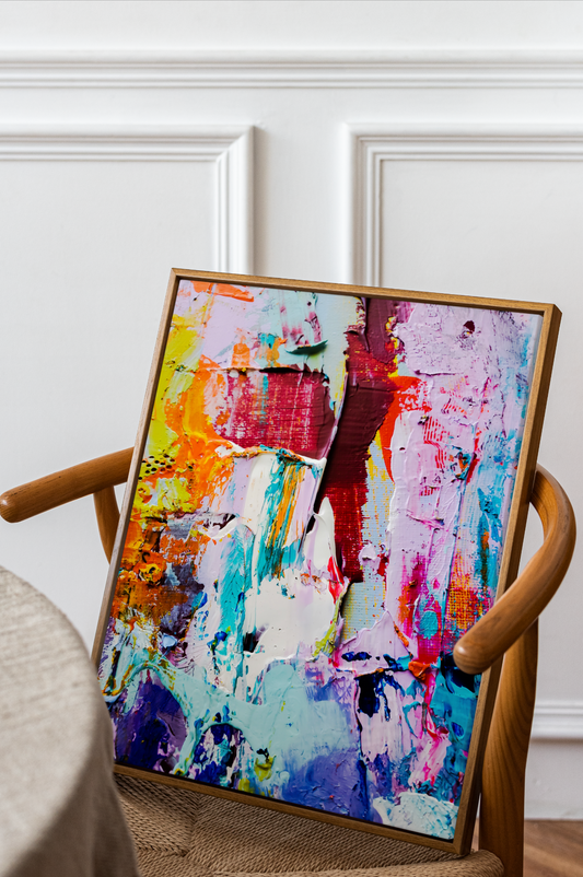 Abstract Painting Poster