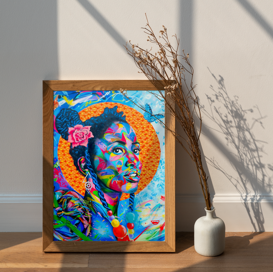 Portrait Street Art Poster