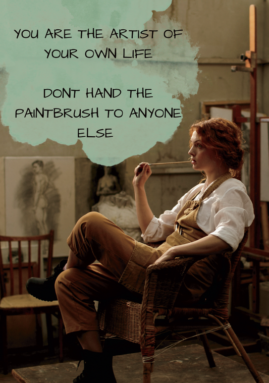 YOU ARE THE ARTIST Canvas print