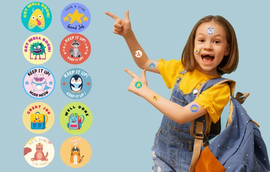 50 Achievement & Get Well Soon Fun pack stickers