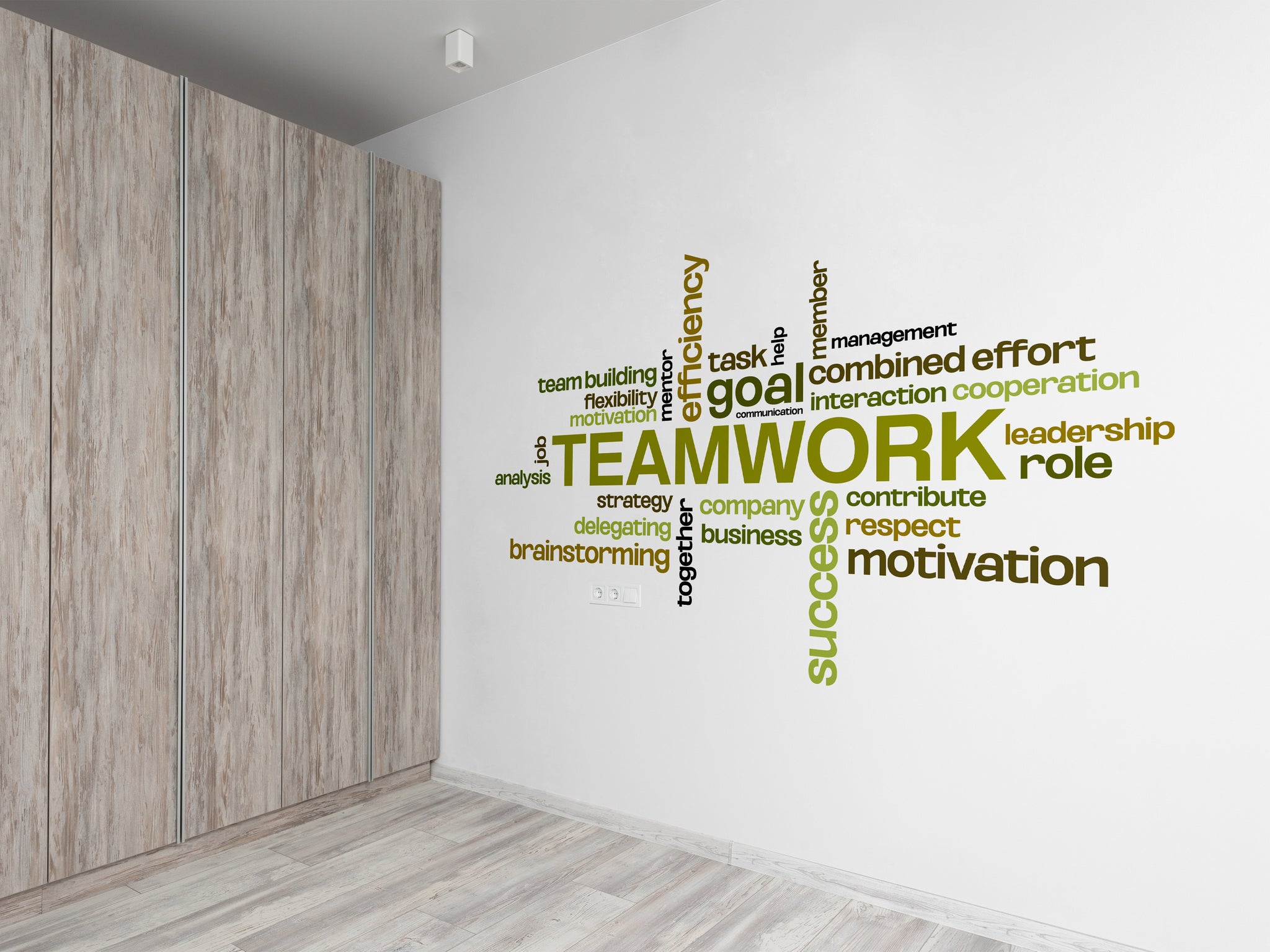 Teamwork | Words Cloud Wall Decal – gogoprintuk