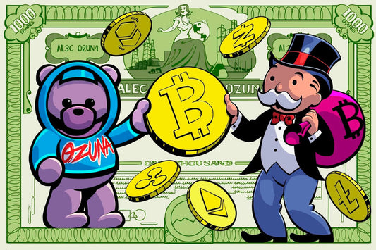 Alec Monopoly Man 🧸 Canvas Print