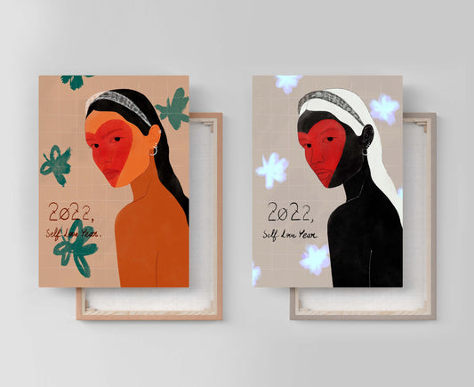 New Year 2022 Self Love Year | Printed Canvas