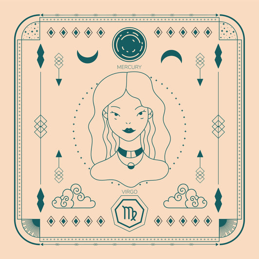 Virgo Tarot Candle (Pack of Two)