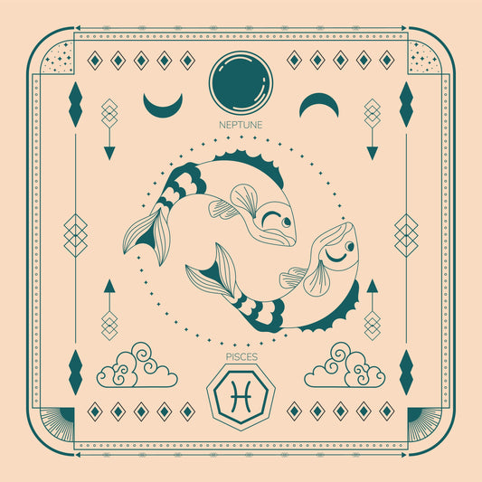 Pisces Tarot Candle (Pack of Two)