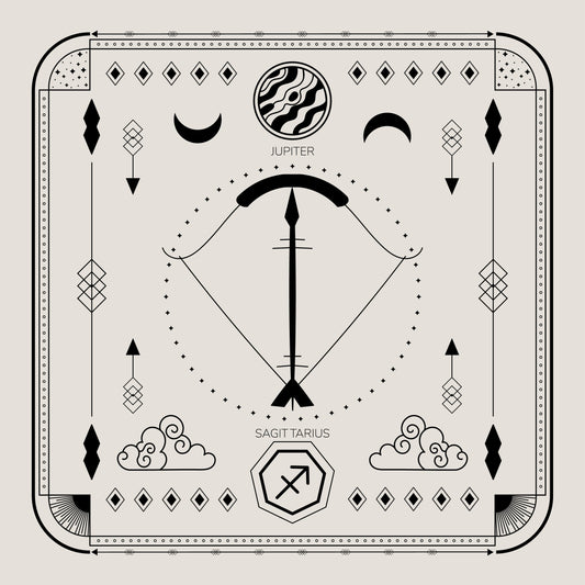 Sagittarius Tarot Candle (Pack of Two)