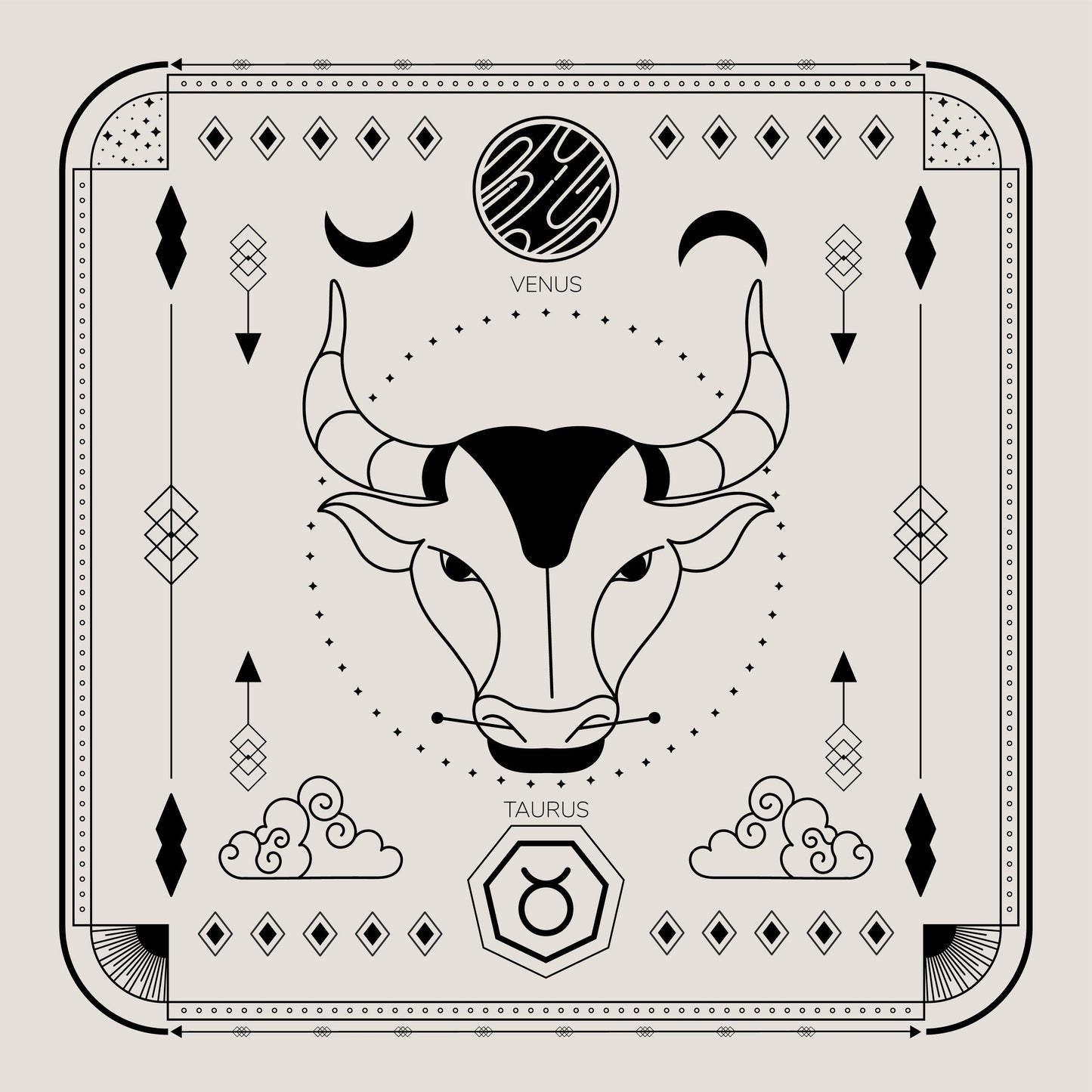 Taurus Tarot Candle (Pack of Two)