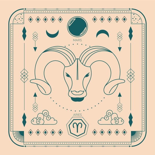 Aries Tarot Candle (Pack of Two)