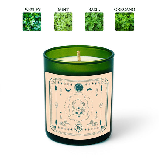 Virgo Tarot Candle (Pack of Two)