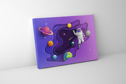 Canvas Print 3D Optical Illusion