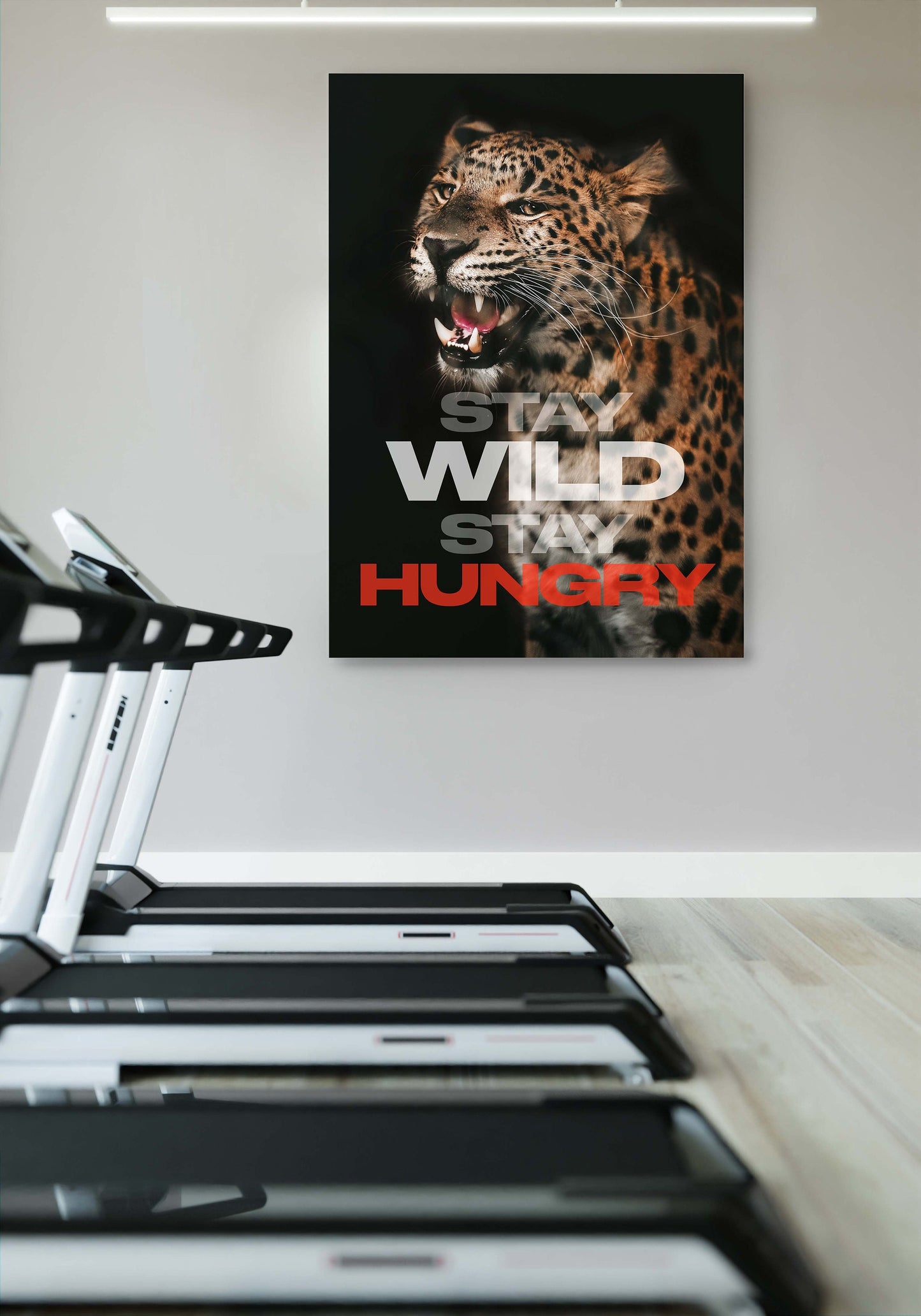 Stay Wild & Hungry | Motivational Canvas