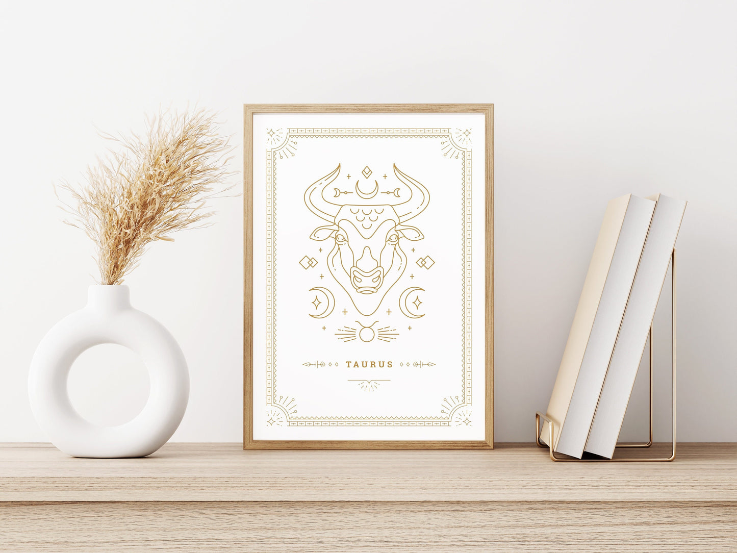 Taurus Tarot Card Poster⎜Your Star Sign Personalised Gift