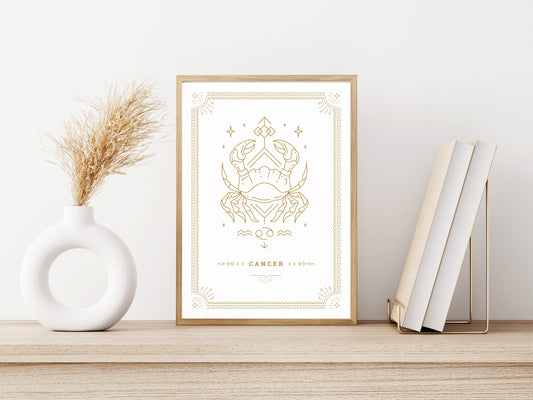 Cancer Tarot Card Poster