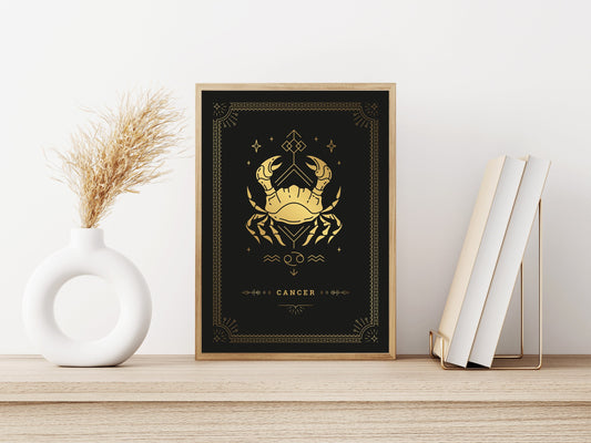 Cancer Tarot Card Poster