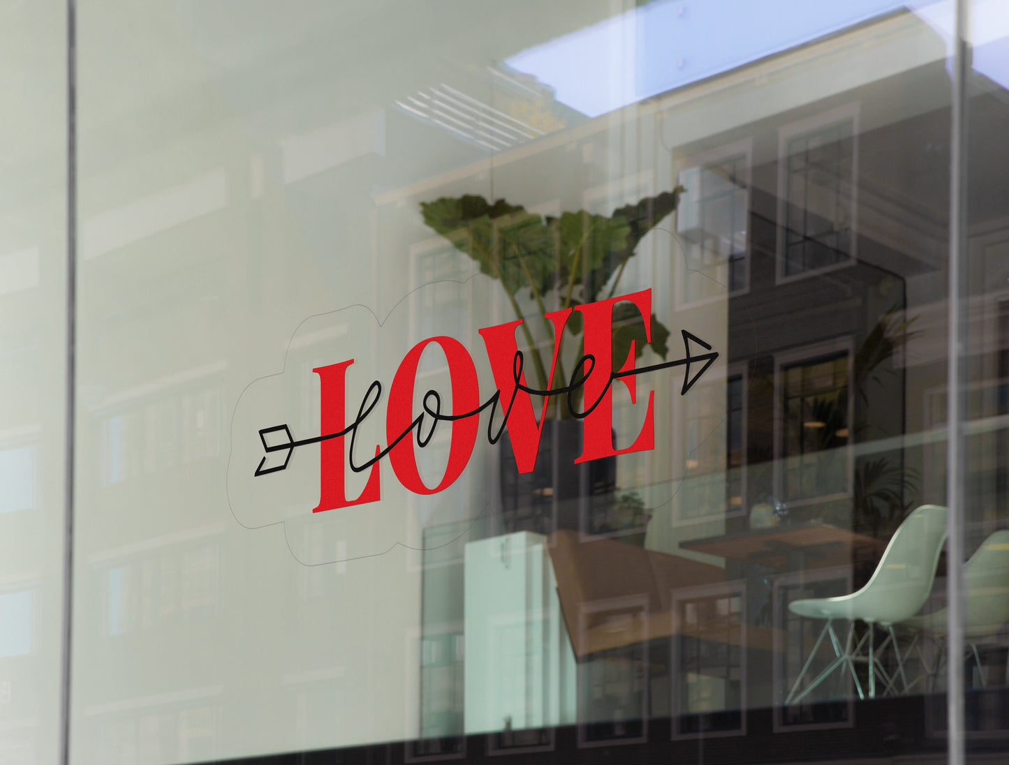 LOVE | Valentine's Day Retail Window Vinyl