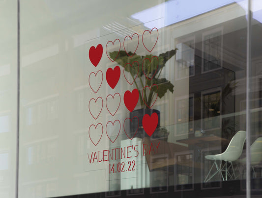 Valentine's Day | Retail Window Vinyl Decal