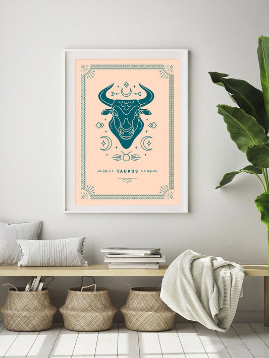 Taurus Tarot Card Poster
