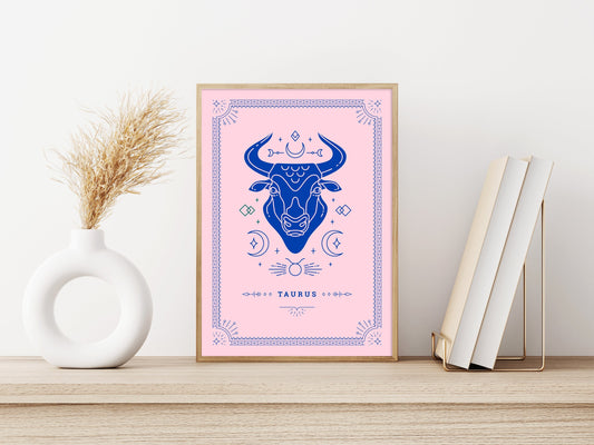 Taurus Tarot Card Poster