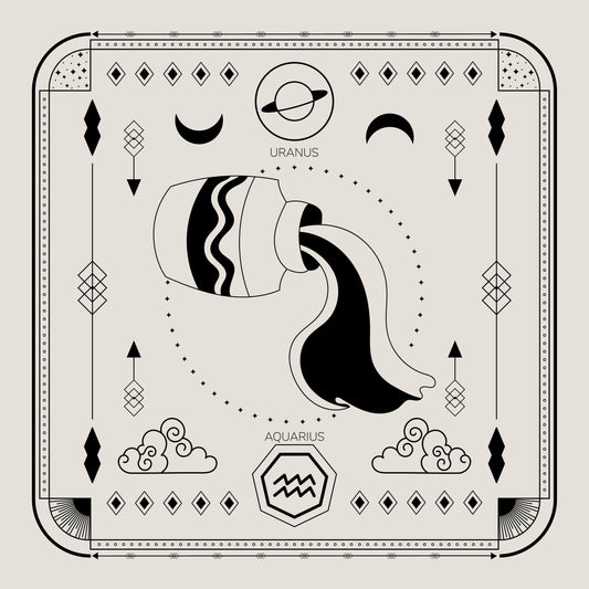 Aquarius Tarot Candle (Pack of Two)