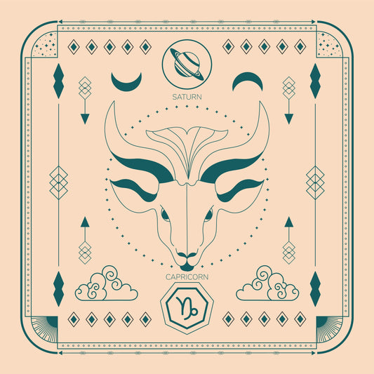 Capricorn Tarot Candle (Pack of Two)