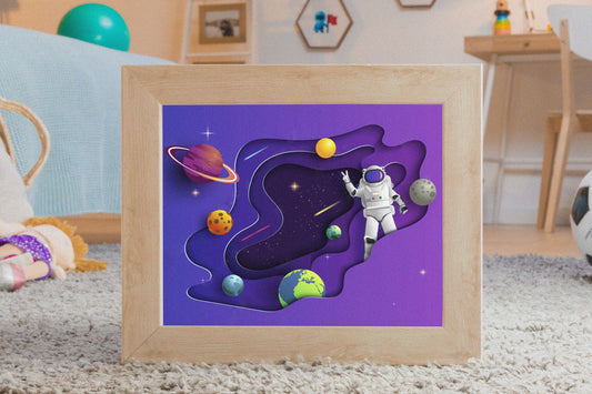 Kids Print 3D Optical Illusion